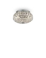 Φωτιστικό Οροφής KING PL3 Χρώμιο Ideal Lux 075389