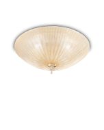 Φωτιστικό Οροφής SHELL PL6 AMBRA Ideal Lux 140193
