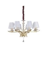 Κρεμαστό Φωτιστικό PEGASO SP8 Ορείχαλκος Ideal Lux 197739