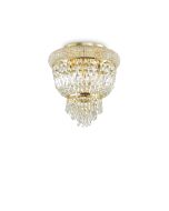 Φωτιστικό Οροφής DUBAI PL3 Ορείχαλκος Ideal Lux 200996