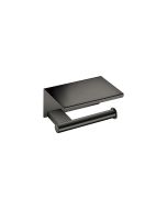 Sanco Academia Χαρτοθήκη με καπάκι PVD gun metal γυαλιστερό 21807-PVD-05PL