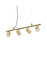 Κρεμαστό Φωτιστικό DYNAMITE SP4 ROUND Ορείχαλκος Ideal Lux 244624