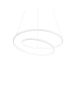 Κρεμαστό Φωτιστικό OZ SP D060 ON-OFF Λευκό 3000K Ideal Lux 253671