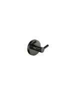 Sanco Ergon Αγκιστρο διπλό PVD gun metal γυαλιστερό 25948-PVD-05PL