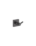 Sanco Iconic Double Bath Robe Hook Σκούρο γραφίτη 26748-122