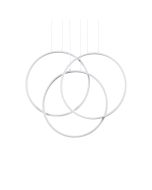 Κρεμαστό Φωτιστικό Πλαίσιο SP CERCHIO Λευκό 3000K Ideal Lux 269351