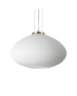 Κρεμαστό Φωτιστικό PLISSE' SP1 D45 Ορείχαλκος Ideal Lux 285191