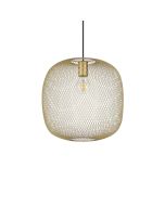 Κρεμαστό Φωτιστικό NET SP1 D34 Χρυσό Ideal Lux 317281