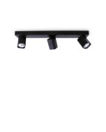 Φωτιστικό Οροφής RUDY PL3 SQUARE Μαύρο Ideal Lux 321516