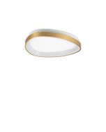 Φωτιστικό Οροφής GEMINI PL D042 ON-OFF Ορείχαλκος 3000K Ideal Lux 328034