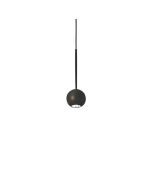 Κρεμαστό Φωτιστικό ARCHIMEDE SP SFERA Μαύρο Ideal Lux 328355