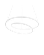 Κρεμαστό Φωτιστικό OZ SP D080 ON-OFF Λευκό 2700K Ideal Lux 342405