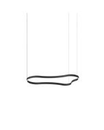 Κρεμαστό Φωτιστικό WAVES-2 SP Μαύρο Ideal Lux 345246