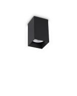 Φωτιστικό Οροφής LOOK PL1 SQUARE D60 H100 Μαύρο Ideal Lux 353845