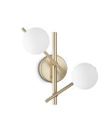 Απλίκα ATLAS AP2 Χρυσό Ideal Lux 365084