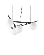 Κρεμαστό Φωτιστικό ATLAS SP4 Μαύρο Ideal Lux 365091