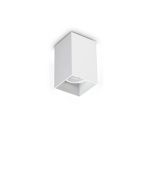 Φωτιστικό Οροφής LOOK PL1 SQUARE D60 H100 Λευκό Ideal Lux 367552