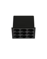 Χωνευτό Φωτιστικό LIKA FI SLIM SQUARE 10W 3000K Μαύρο Ideal Lux 369518