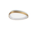 Φωτιστικό Οροφής GEMINI PL D042 ON-OFF Ορείχαλκος 4000K Ideal Lux 372051