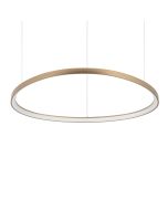 Κρεμαστό Φωτιστικό GEMINI SP D105 ON-OFF Ορείχαλκος 4000K Ideal Lux 372235