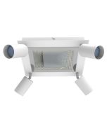 ΠΛΑΦΟΝΙΕΡΑ 9W 3000K+GU10 ΛΕΥΚΟ Spotlight 6996