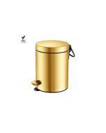 Sanco Waste Bins Χαρτοδοχείο 5 lt Soft Close (AISI 304) PVD χρυσό ορείχαλκο βουρτσιστό 90605-PVD-02BR
