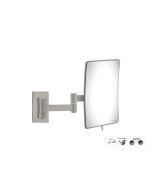 Sanco Cosmetic mirrors Μεγεθυντικός καθρέπτης x3 (Διπλό βραχίονα) Γκρι τσιμέντου ματ MR-301-M104