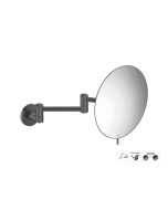 Sanco Cosmetic mirrors Μεγεθυντικός καθρέπτης x3 (Διπλό βραχίονα) Σκούρο γραφίτη MR-701-122