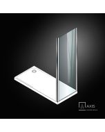 Σταθερό πλαϊνό κρύσταλλο πόρτας ντουζιέρας AXIS Side Panel 90 ρυθμιζόμενη διάσταση από 87 έως 89εκ., Clean Glass Chrome SPX90C-100