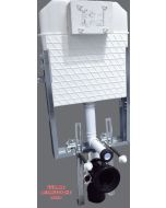 Καζανάκι Εντοιχισμού για Κρεμαστές Λεκάνες με πλακέτα Διπλή, Πάχος 8 εκ.,Ravelli Slim 80 40001