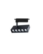InLight Σποτ 20W μονοφασικής ράγας σε μαύρο χρώμα T1-05800-Black