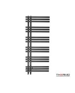 Θερμαινόμενη Πετσετοκρεμάστρα μπάνιου Inox VIVO 119x50 Silk Black VIV11950-401