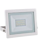 Προβολέας Αδιάβροχος Slim Led SMD 20watt 120° 230V 3000K, 1600lm, IP66, Λευκό χυτό Αλουμίνιο ACA X2030W 