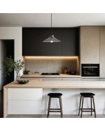 ΦΩΤΙΣΤΙΚΟ ΚΡΕΜΑΣΤΟ ΜΕΤΑΛΛΟ ΜΟΝΟΦΩΤΟ 1XΕ27 Max 15W Φ360X1150mm ΓΥΑΛΙΣΤΕΡΟ ΣΚΟΥΡΟ ΠΡΑΣΙΝΟ ARTE ILLUMINA NELI Eurolamp 144-28507
