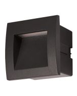 ΦΩΤΙΣΤΙΚΟ ΧΩΝΕΥΤΟ LED 3W 3000K IP54 90X90X70mm PRO ΜΑΥΡΟ ARTE ILLUMINA Eurolamp 145-52500