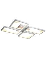 ΦΩΤΙΣΤΙΚΟ ΟΡΟΦΗΣ AΛΟΥΜΙΝΙΟ LED 36W 1400Lm 3000Κ 448X578mm AΣΗΜΙ ARTE ILLUMINA SQUARE Eurolamp 144-46060