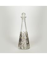 ΚΑΡΑΦΑ ΓΥΑΛΙΝΗ - ΜΕΤΑΛΛΙΚΗ ΑΣΗΜΙ 12x35cm Eurolamp 752-10512