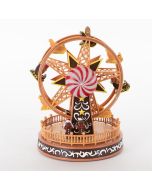 ΡΟΔΑ ΛΟΥΝΑ ΠΑΡΚ, CANDY, ΜΕ ΜΕΤΑΣΧΗΜΑΤΙΣΤΗ, ΜΕ ΜΟΥΣΙΚΗ ΚΑΙ ΚΙΝΗΣΗ, 18x18x23,5cm Eurolamp 600-46323