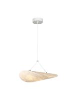ΦΩΤΙΣΤΙΚΟ ΚΡΕΜΑΣΤΟ TYVEK ΜΟΝΟΦΩΤΟ LED 9W 405Lm 3000K Φ400mm ΛΕΥΚΟ ARTE ILLUMINA NEFI Eurolamp 144-24150