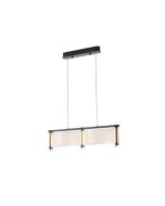 ΦΩΤΙΣΤΙΚΟ ΚΡΕΜΑΣΤΟ ΑΚΡΥΛΙΚΟ LED 24W 3024Lm 3000K 600X270X175mm Γαλλικό Χρυσό ARTE ILLUMINA RAVENA Eurolamp 144-15046