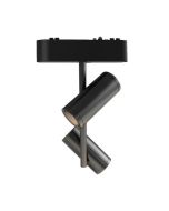 ΣΠΟΤ ΜΑΥΡΟ ΜΑΓΝΗΤΙΚΗΣ ΡΑΓΑΣ ULTRA SLIM 2x8W 3CCT ΜΕ TRIAC Eurolamp 145-59513
