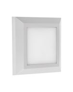 ΦΩΤΙΣΤΙΚΟ ΤΟΙΧΟΥ SLIM LED 3W IP65 230V 3CCT 125X125mm  PRO ΛΕΥΚΟ ARTE ILLUMINA Eurolamp 145-52084