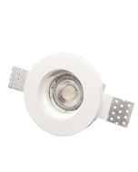 InLight Χωνευτό σποτ λευκό από γύψο 1XGU10 D:10cm Χ0006