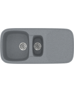 Sanitec Νεροχύτης 301 Classic 97×50 301-17-Metallic-Silver