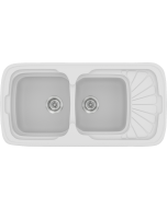 Sanitec Νεροχύτης 304 Classic 96×51 304-00-White