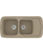 Sanitec Νεροχύτης 304 Classic 96×51 304-42-Granite-Taupe
