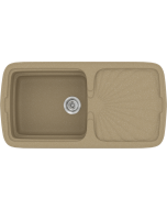 Sanitec Νεροχύτης 306 Classic 96×51 306-15-Metallic-Cream