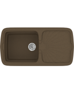 Sanitec Νεροχύτης 306 Classic 96×51 306-41-Granite-Rust