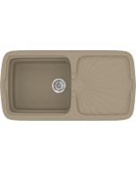 Sanitec Νεροχύτης 306 Classic 96×51 306-42-Granite-Taupe