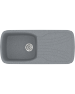 Sanitec Νεροχύτης 308 Classic 97×51 308-17-Metallic-Silver